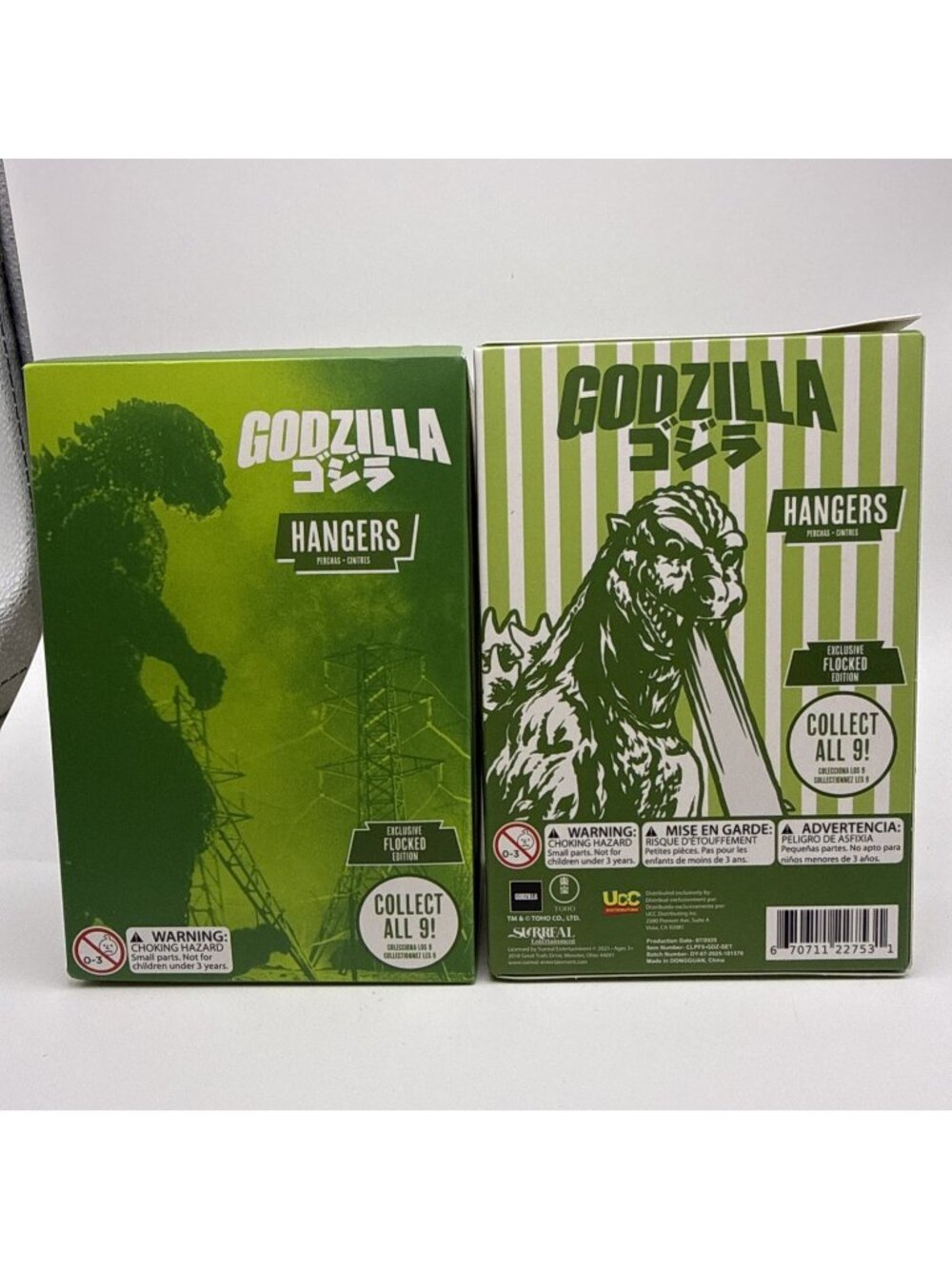 2pcs Godzilla Hangers Blind Box Figurine Figures- Assorted style